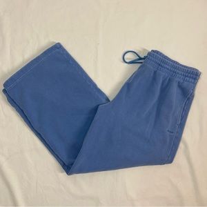 TNA Cozy Fleece Blue Straight Leg Sweatpants Size XL